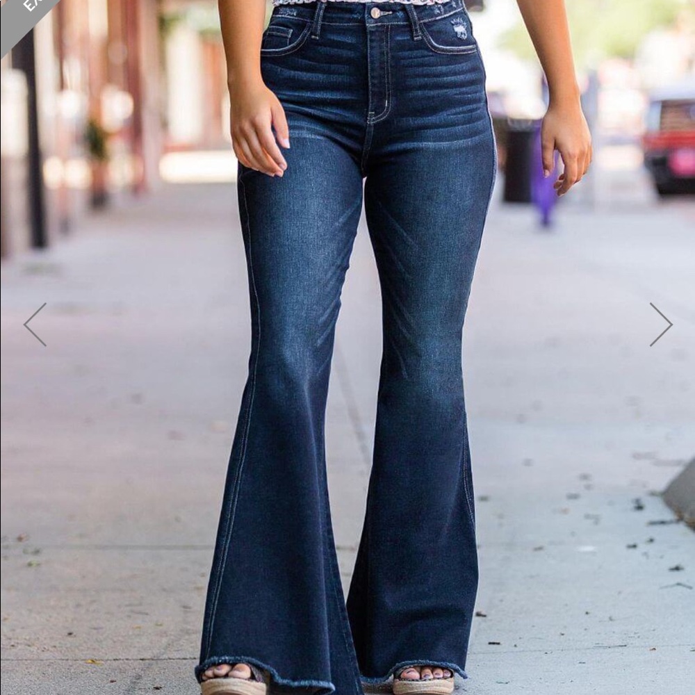 KanCan Kurvy High Rise Extreme Flare Jeans